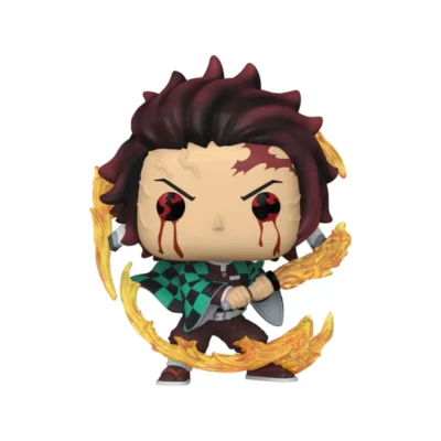 Dettaglio del Funko Pop Tanjiro di Demon Slayer numero 1748