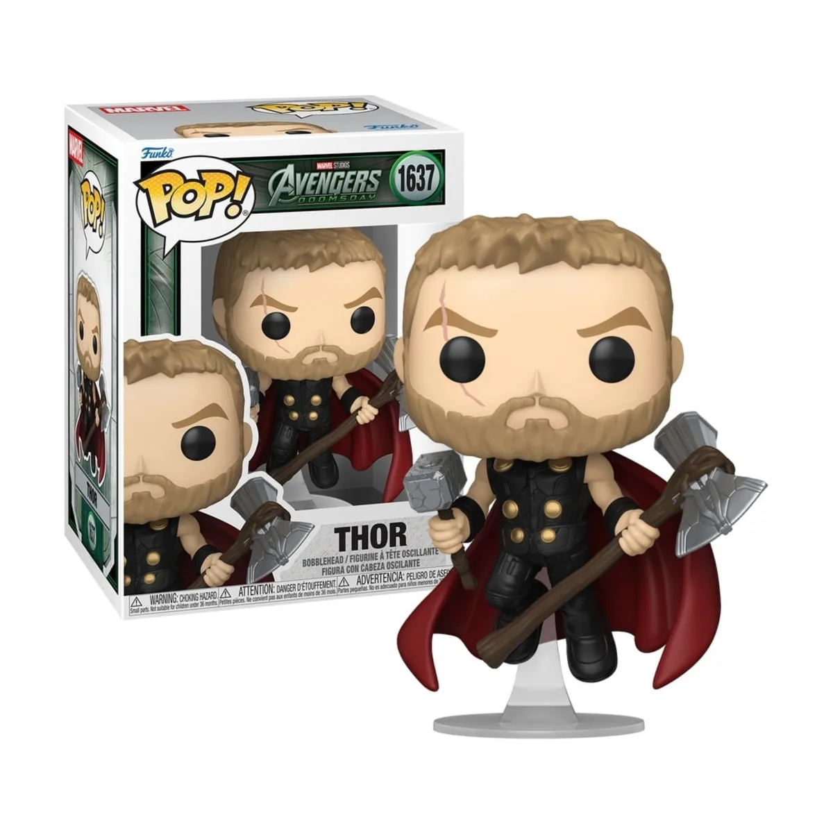 Funko Pop Thor Marvel N° 1637 Funko Pop Thor di Marvel numero 1637