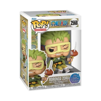 Confezione window box del Funko Pop Zoro di One Piece numero 2568